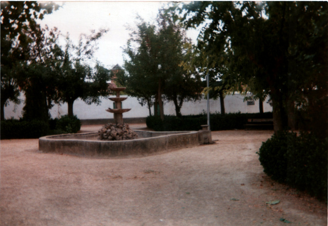 Foto de la fuente del Mirador en Mayorga