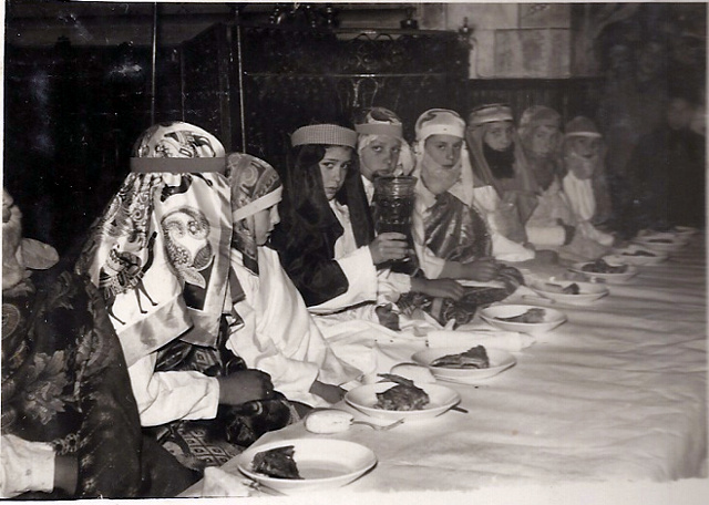 Celebración de la Pasión en Mayorga 1960