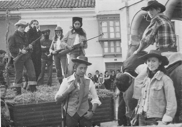 Foto del concurso de carrozas de Mayorga