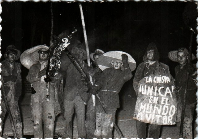 Foto de Mayorga en la Procesión de El Vitor