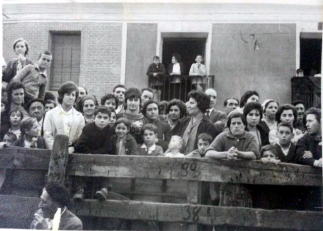 Familia Trigueros en los toros de Mayorga