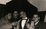 Foto de grupo en el Carnaval de Mayorga en 1970