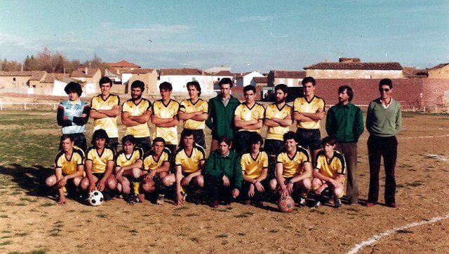 Foto del Racing de Mayorga en 1982