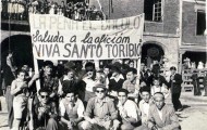 Foto de la peña el báculo en las fiestas de Mayorga
