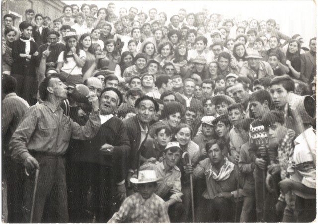 Foto en la plaza de toros de Mayorga