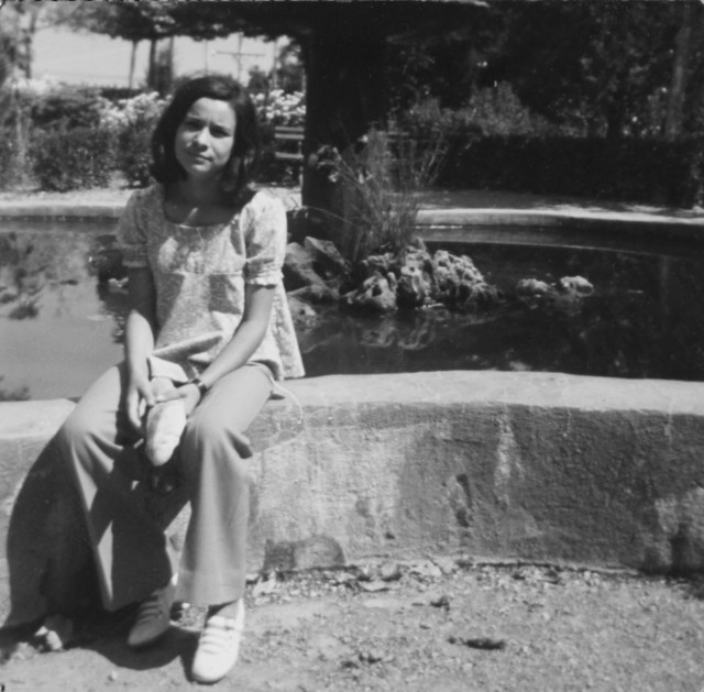 Foto de Consuelo Trigueros en el Mirador de Mayorga