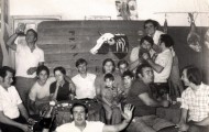 Foto de la peña el Silencio en 1974