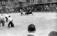 Foto de un lance taurino en Mayorga