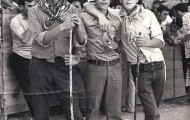 Amigos en las fiestas de Mayorga 1971