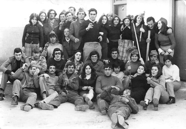 Foto de los quintos de 1973 de Mayorga