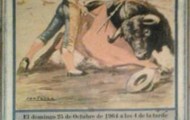 Foto de un cartel taurino de Mayorga