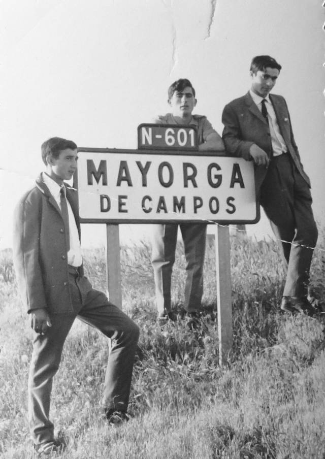 Foto de tres amigos en Mayorga