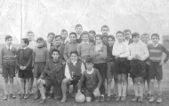 Foto de un equipo de fútbol de Mayorga 1958