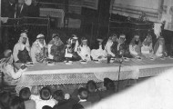 Foto de la representación de la pasión en Mayorga 1960