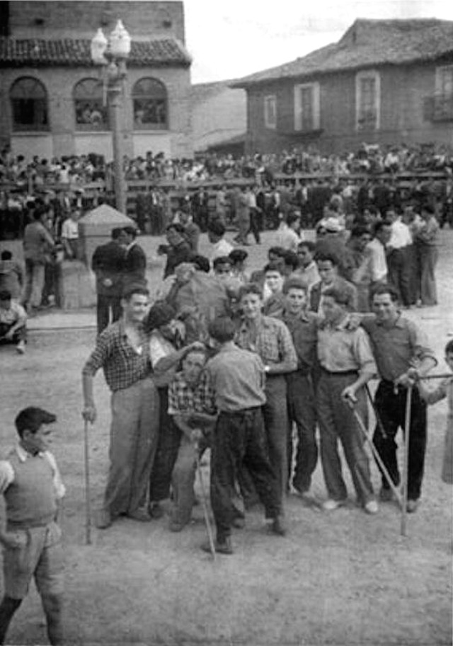 Foto de las fiestas de Mayorga en 1955