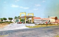Foto de la gasolinera de Mayorga en 1982