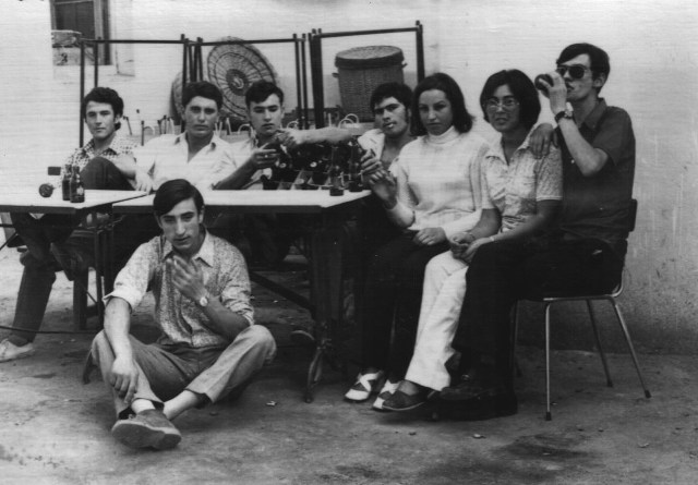 Foto de amigos en Mayorga 1971