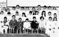 Foto de escolares en Mayorga en 1965