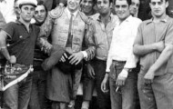 Foto de Felipe Borona en la plaza de toros de Mayorga 1967