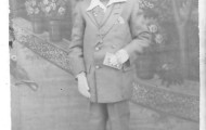 Foto de la Comunión de Santiago Rueda en 1952