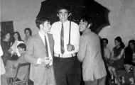 Foto del baile en el Bar Central de Mayorga en 1972
