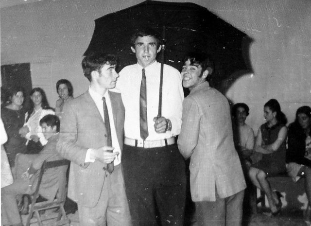 Foto del baile en el Bar Central de Mayorga en 1972