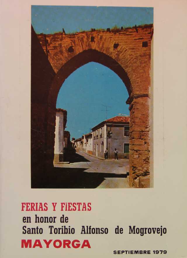 Programa fiestas Mayorga 1979