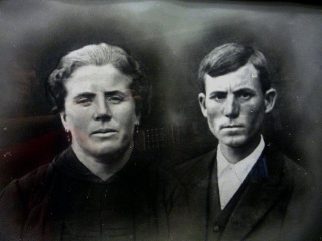 Retrato de Aurelia y Santiago