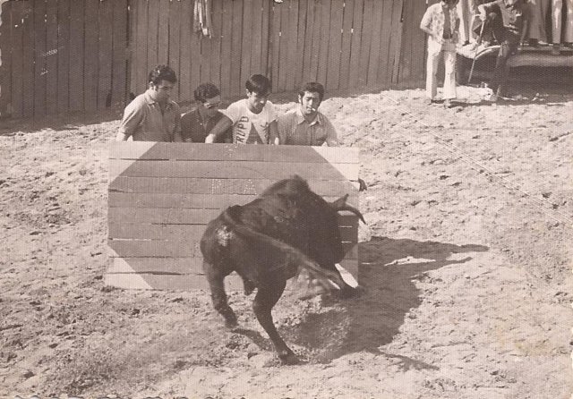 Tablero en las fiestas de Mayorga