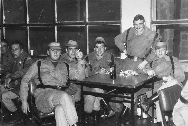Quintos en el servicio militar 1975