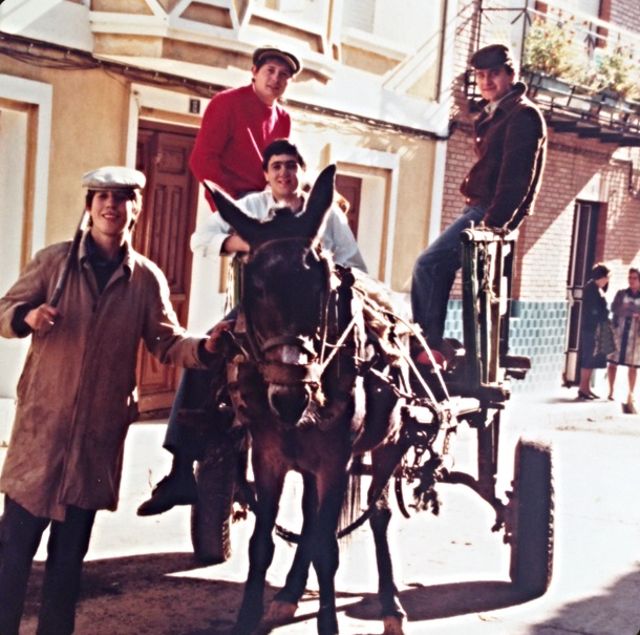 Foto de la parva de Mayorga en 1981