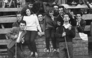 Foto de los integrantes de la Peña la Chispa de Mayorga
