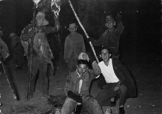 Foto de amigos en El Vítor de Mayorga