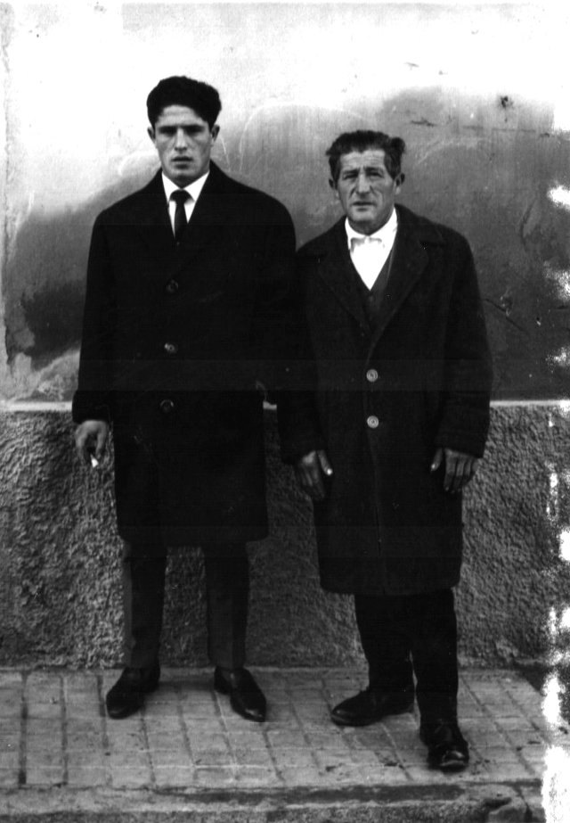 Foto de Colas y su hijo Juan Fernández