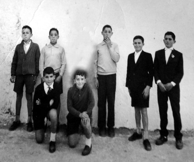 Foto de amigos en Mayorga 1968