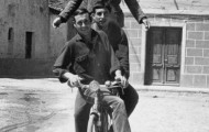Foto de tres amigos en Mayorga 1966