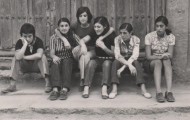 Foto de amigas en Mayorga 1970