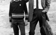 Foto de Agustín Nicolas y Agustín Saludes primos 1975