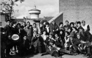 Foto de los quintos de 1966 en Mayorga