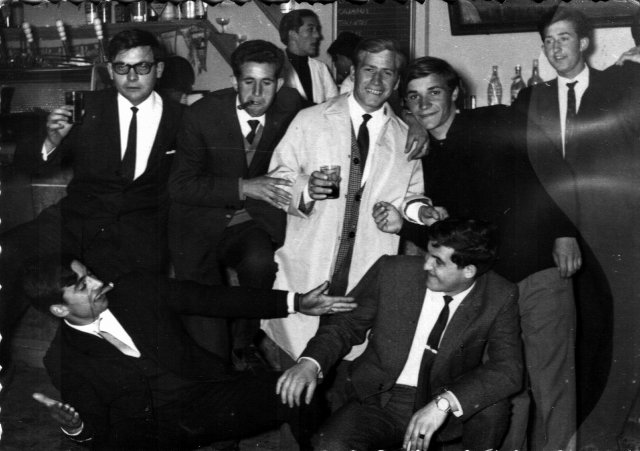 Foto de amigos en Mayorga 1969