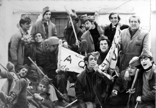 Foto de los quintos de 1972 de Mayorga
