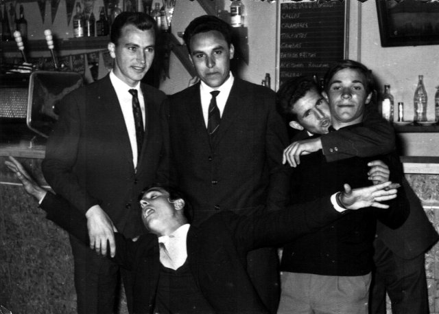 Foto de amigos en Mayorga 1969