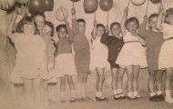 Foto de la celebración de un cumpleaños en Mayorga