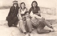 Foto de amigos de juventud en Mayorga