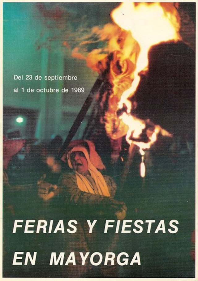 Portada programa fiestas Mayorga 1989