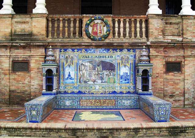 Plaza España Sevilla mapa Valladolid Total