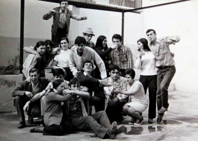 Foto de amigos en Mayorga 1971