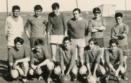 Foto de un equipo fútbol Mayorga 1971
