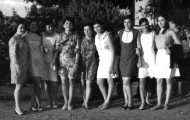 Foto de amigas en el Mirador de Mayorga 1968