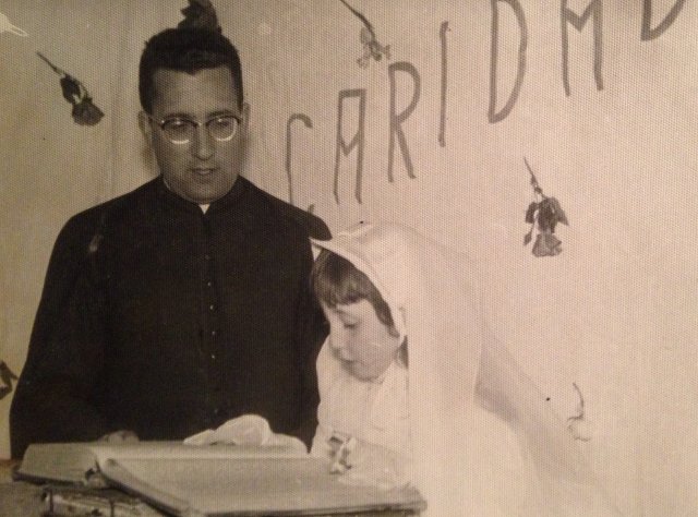 Foto de la Comunión de Maria Angélica Moro 1969